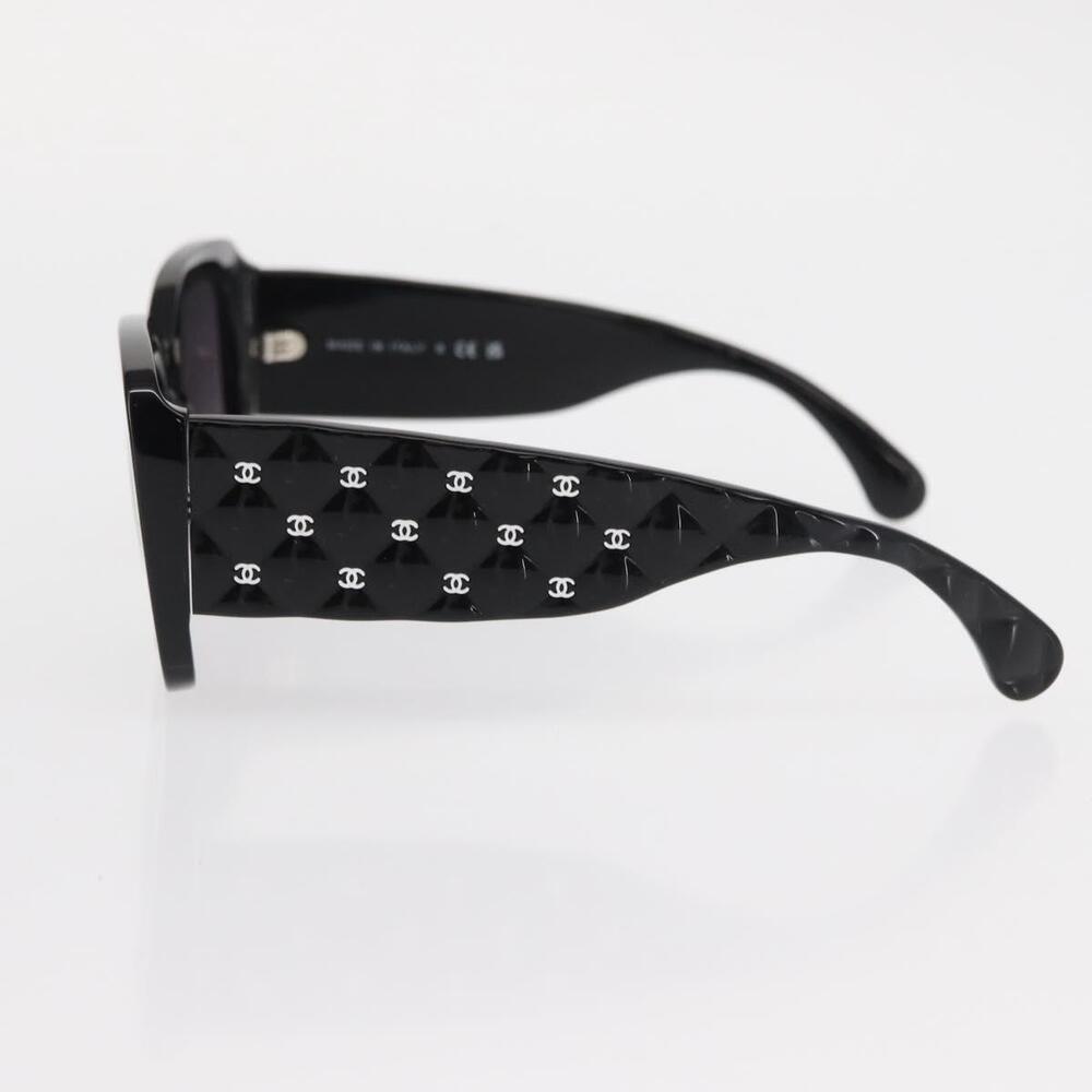 CHANEL Sunglasses plastic Black CC Auth yk20142V - Picture 6 of 13